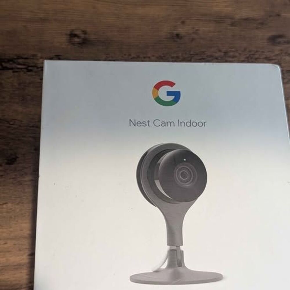 Google Nest Cam Indoor 1080p HD Wired Smart Home Security Camera Model A0005 Bla